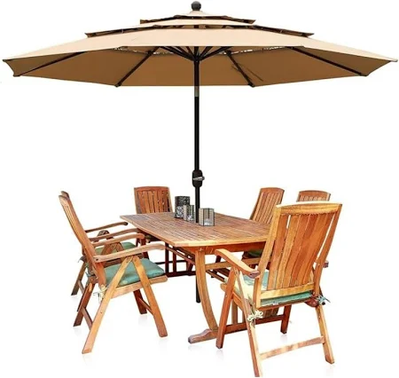 Garden Umbrella parasol - Multi Layer - Serenova