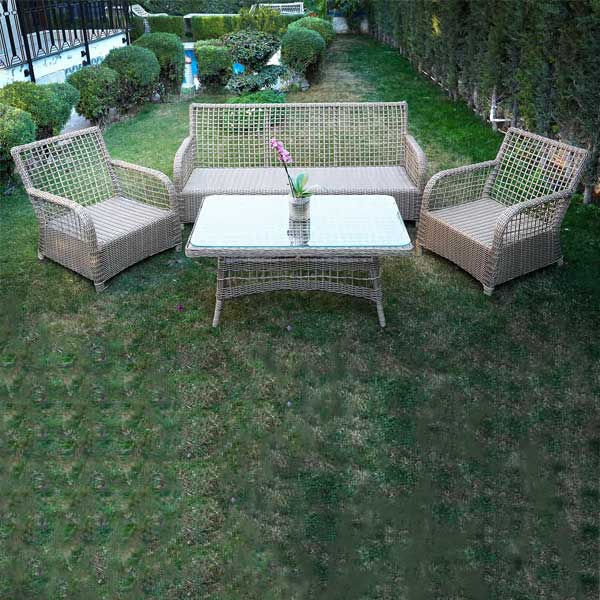 Outdoor Wicker Sofa sets -Fawn