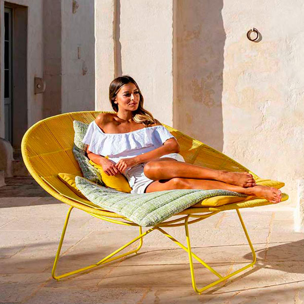 Outdoor Braided Rope Daybed - Monarque