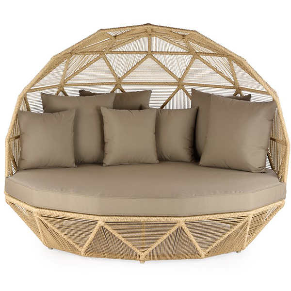 Outdoor Braided Rope Daybed - Marcellus