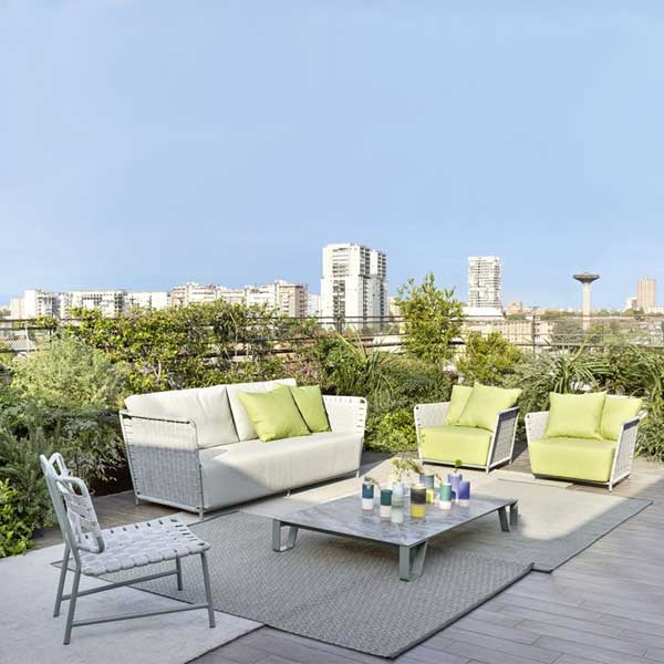 Braid & Rope Outdoor Sofa Set - Vanta