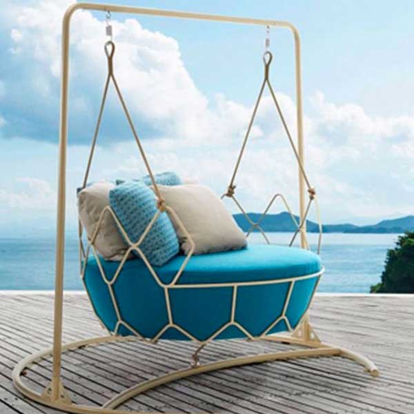 Outdoor Braided Rope Swing - BreezePod