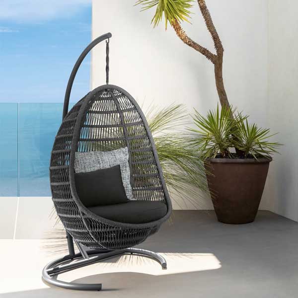 Outdoor Braided Rope Swing - WoodWhirl