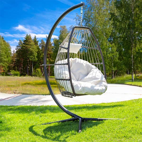 Outdoor Braided Rope Swing - LuxeLoop