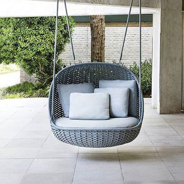 Outdoor Braided Rope Swing - Island Ease