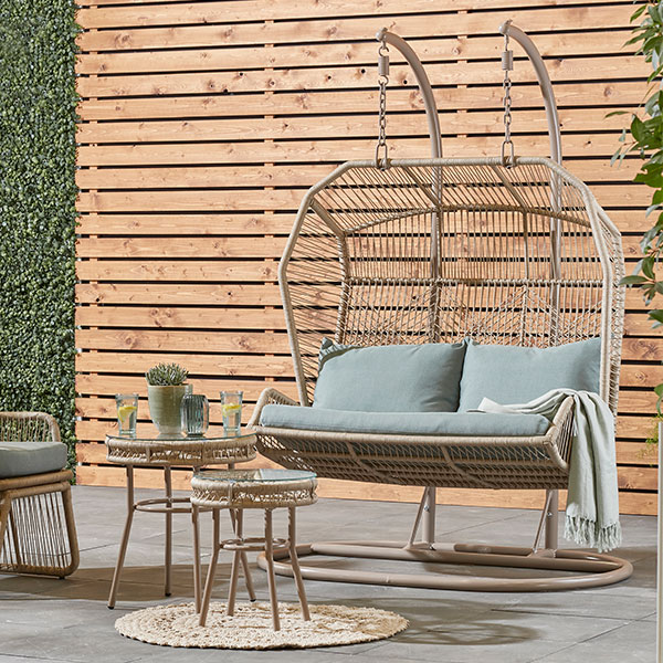 Outdoor Braided Rope Swing - Coasta Nest