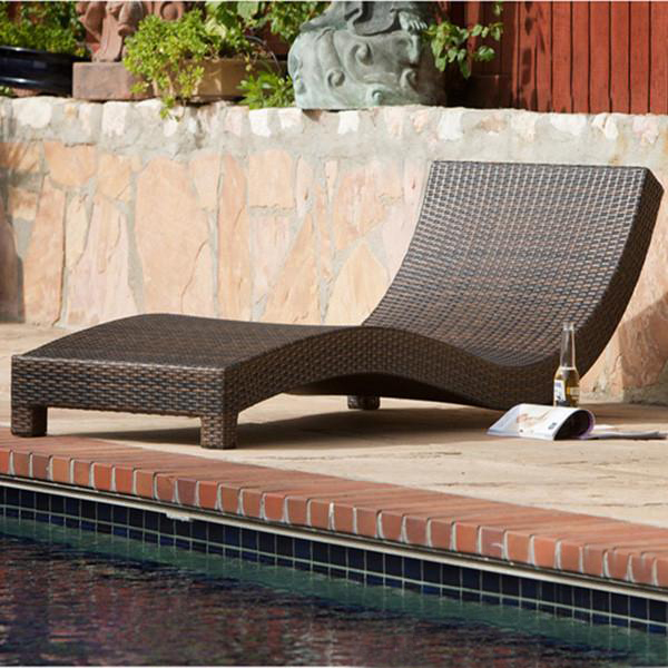 Outdoor Wicker Sun Loungers - Sundrift