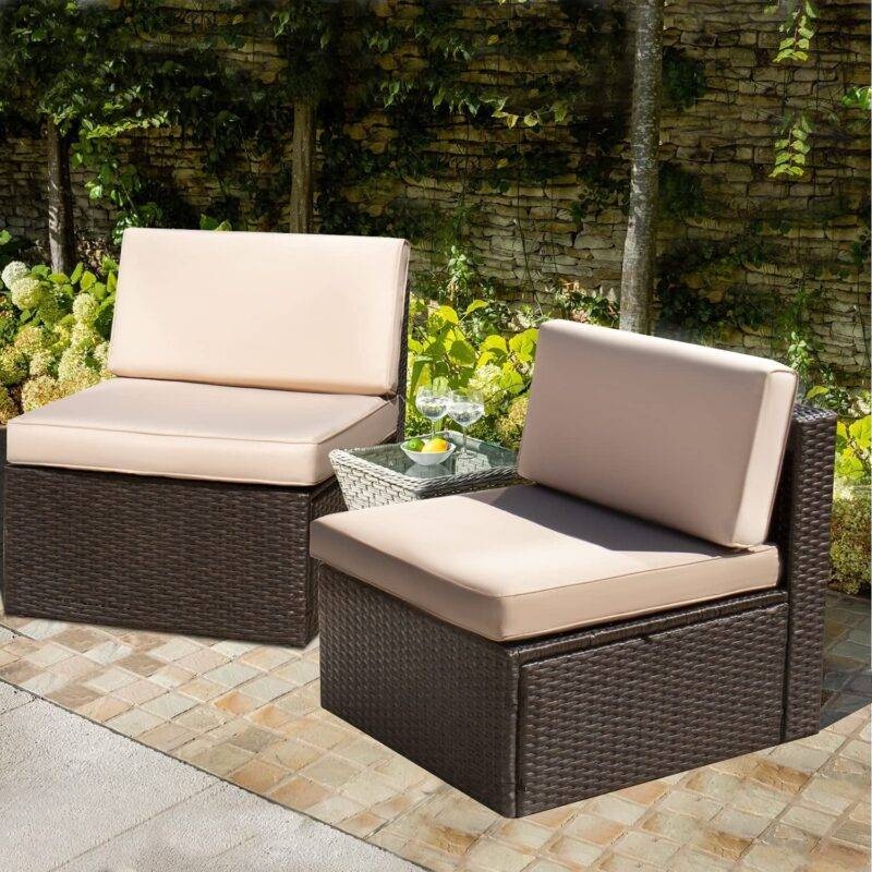 Outdoor Wicker Sofa sets -CapriNest