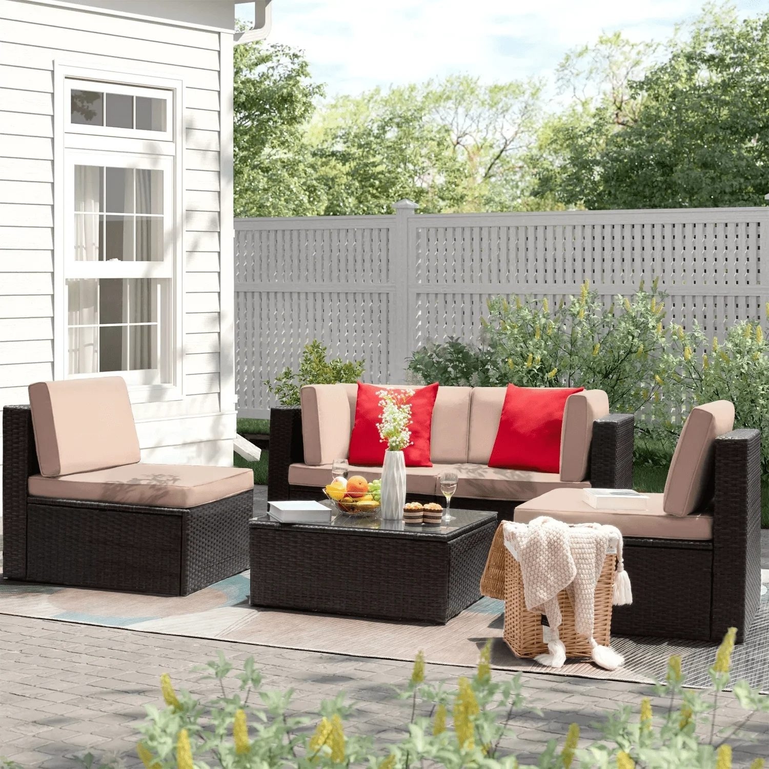Outdoor Wicker Sofa sets -Rovino