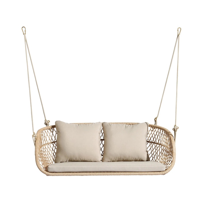 Outdoor Furniture -Wicker Swing - Duomoa