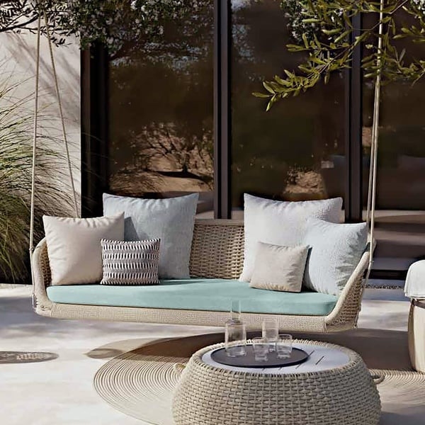 Outdoor Furniture -Wicker Swing - Duvo