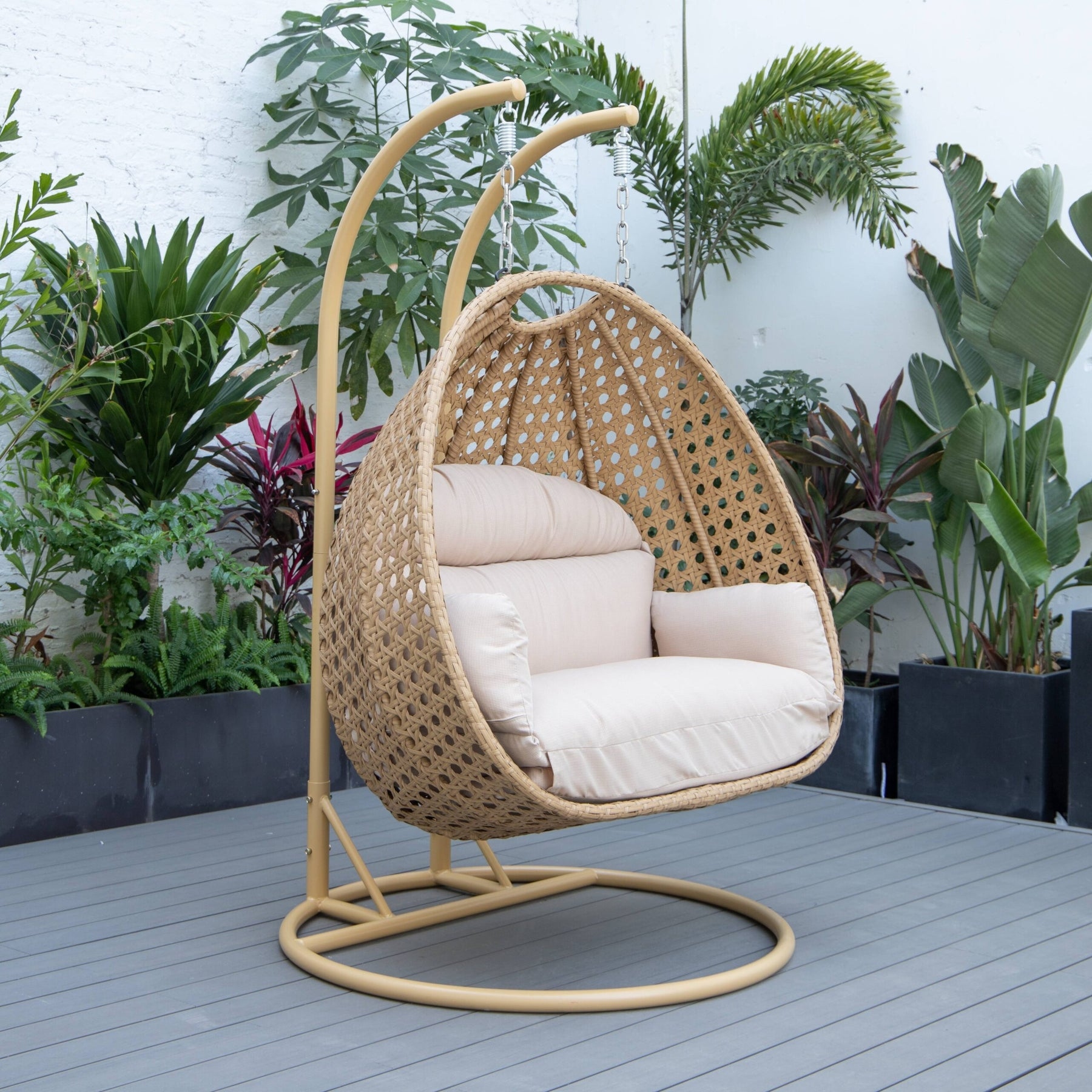 Outdoor Furniture -Wicker Swing - Elavora