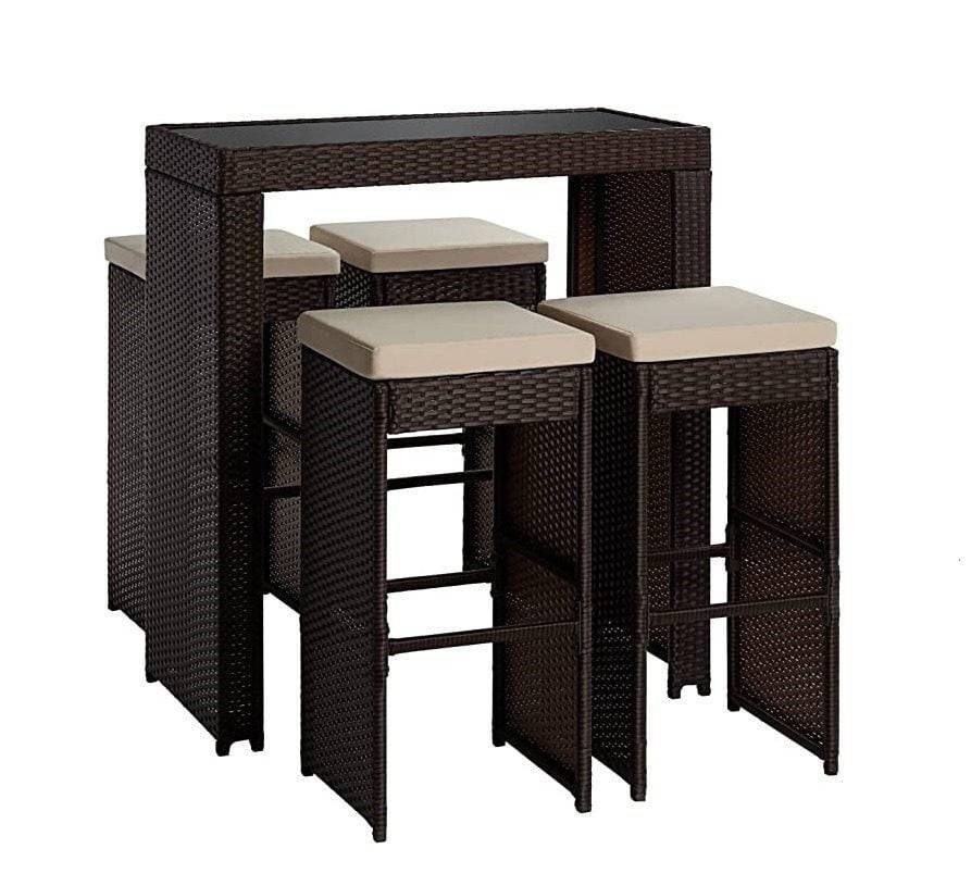 Outdoor wicker Bar Chairs & Tables - IslaBar