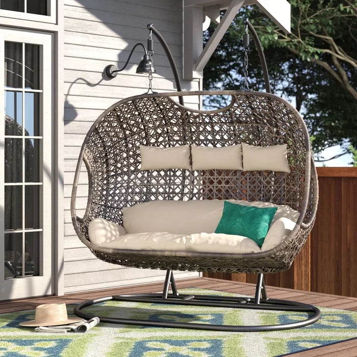Outdoor Furniture -Wicker Swing -JUNSA