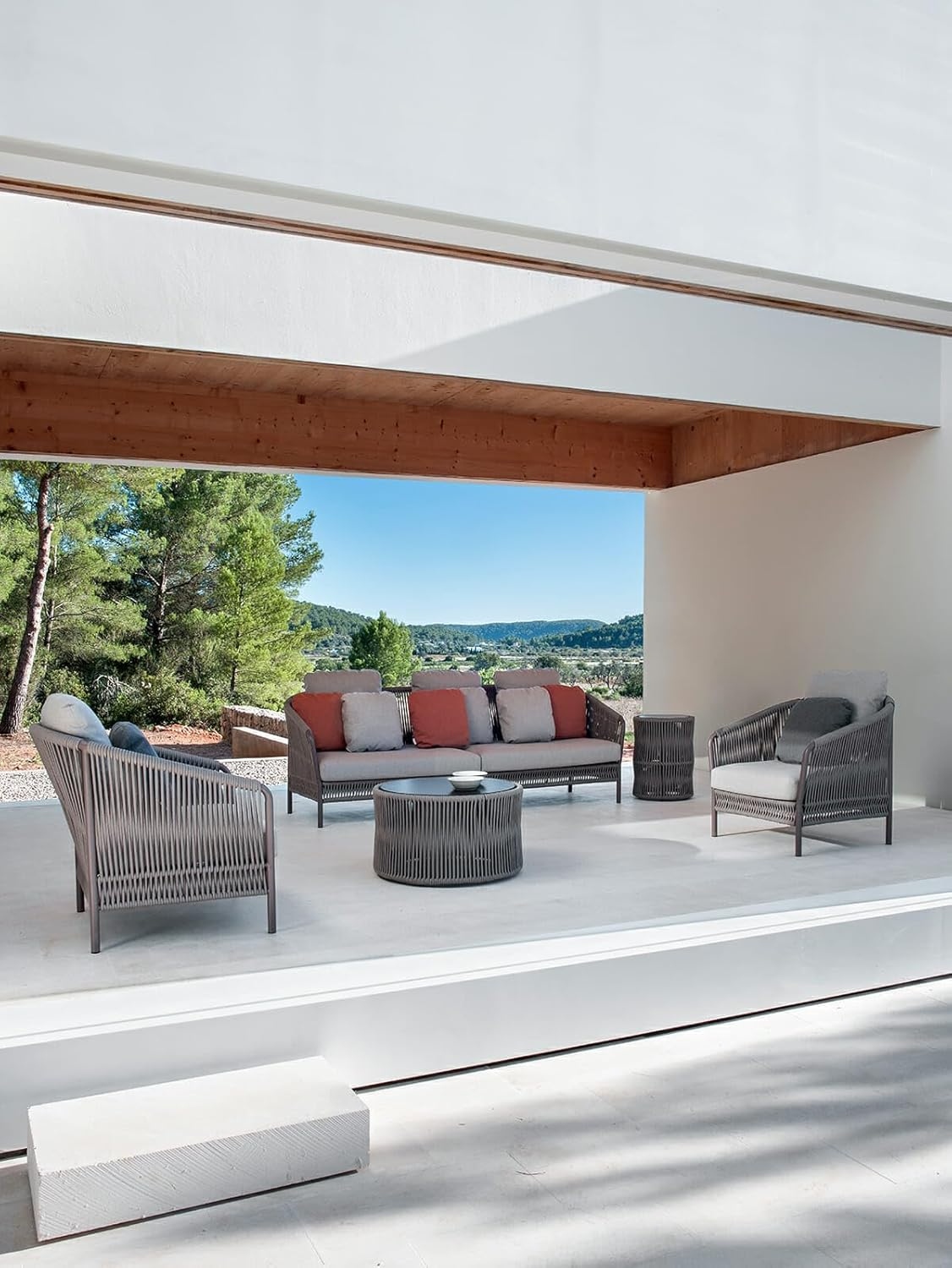 Braid & Rope Outdoor Sofa Set -Kynor