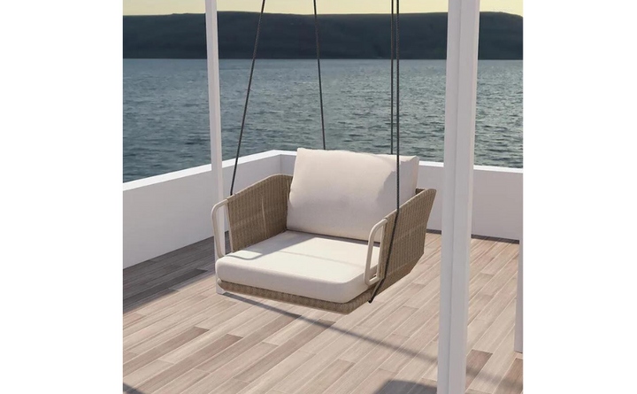 Outdoor Braided Rope Swing - LUNVO