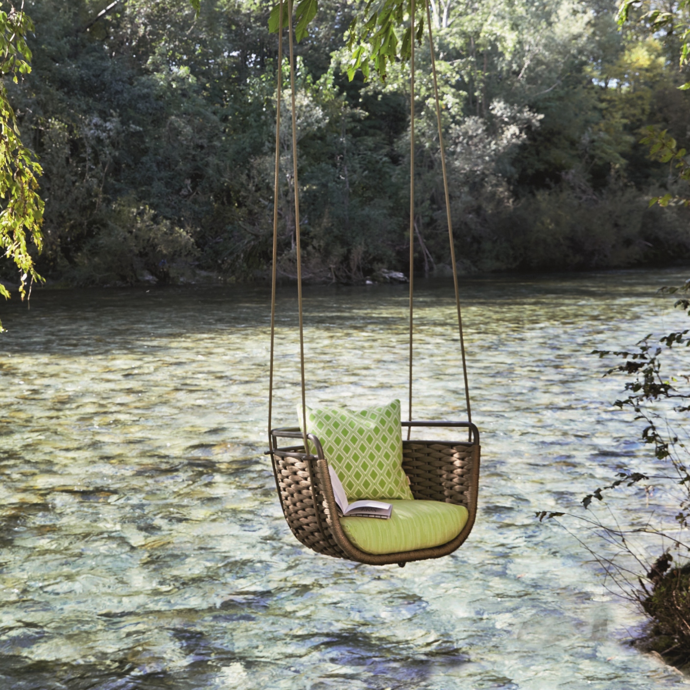 Outdoor Braided Rope Swing - MYLRO