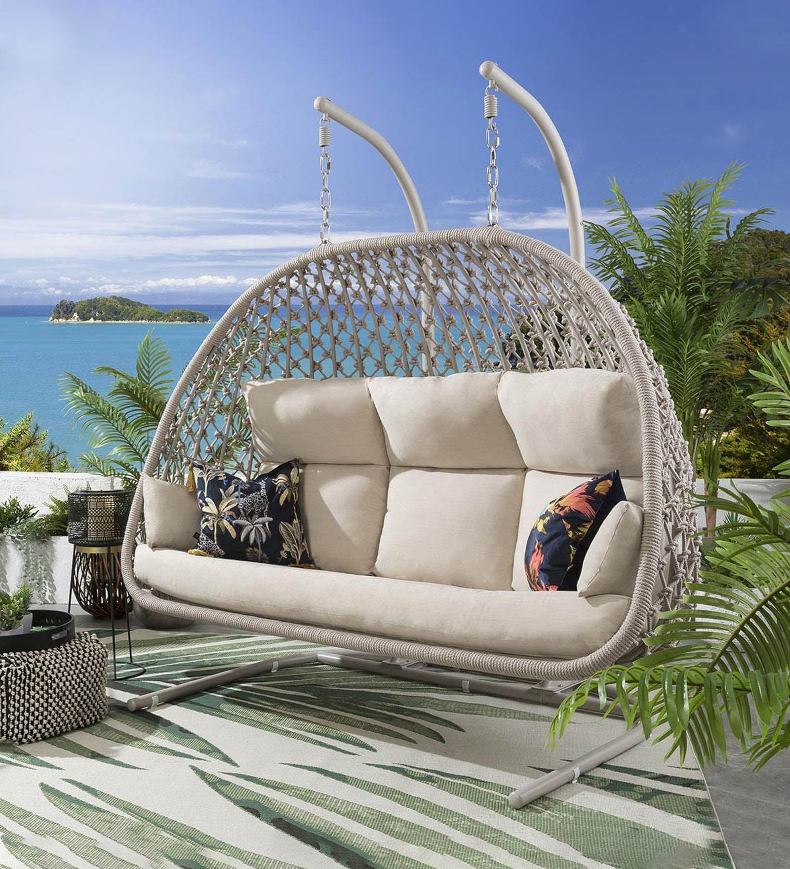 Outdoor Braided Rope Swing -NOVRA