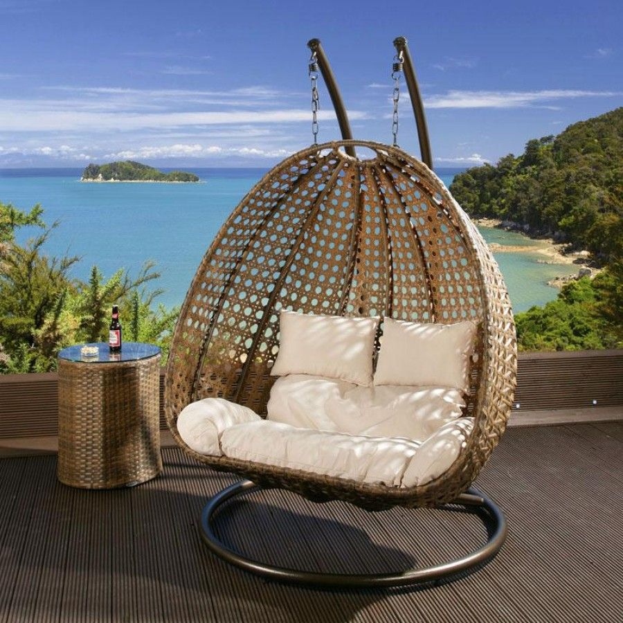 Outdoor Furniture -Wicker Swing - Nestera