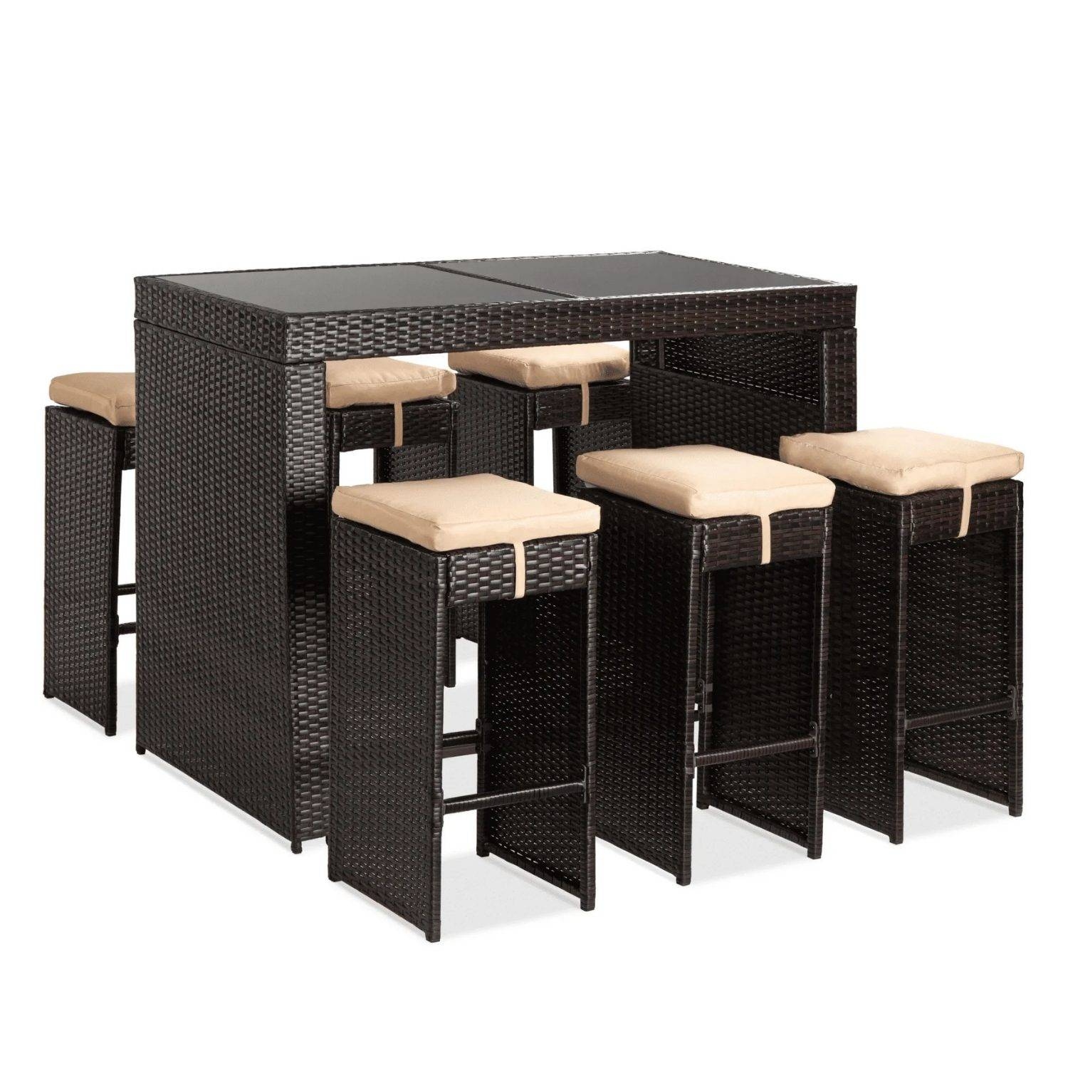 Outdoor wicker Bar Chairs & Tables - Orra