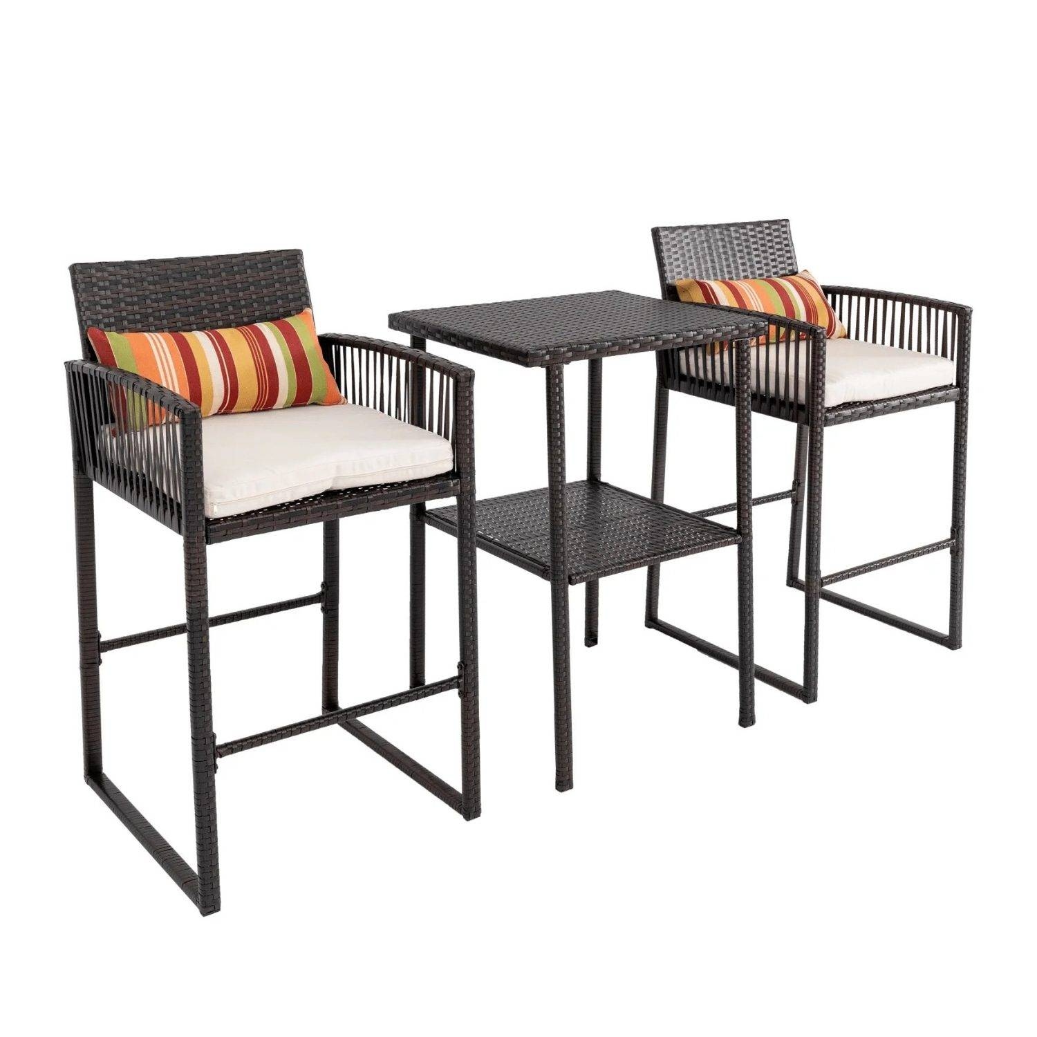 Outdoor wicker Bar Chairs & Tables - Peblo