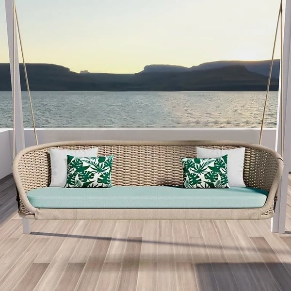 Outdoor Furniture -Wicker Swing -RAYNO