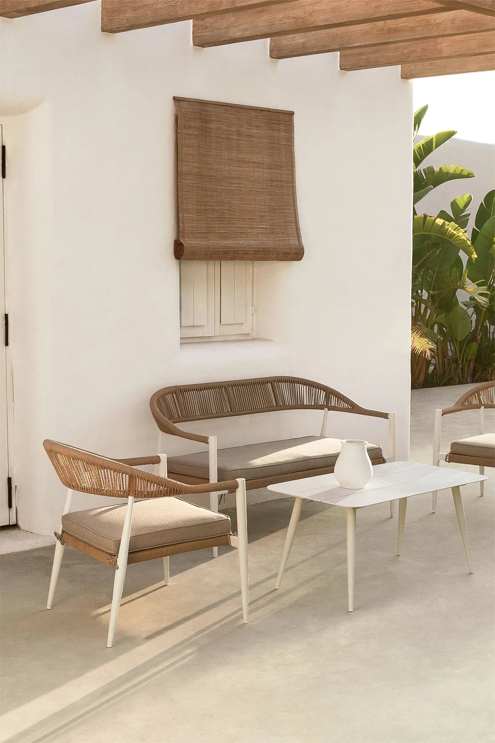 Braid & Rope Outdoor Sofa Set -RavelloCord