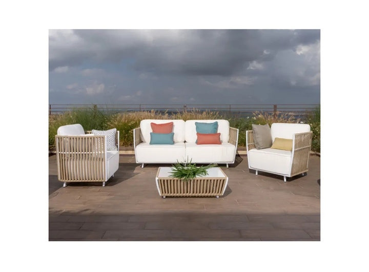 Braid & Rope Outdoor Sofa Set -Rovara