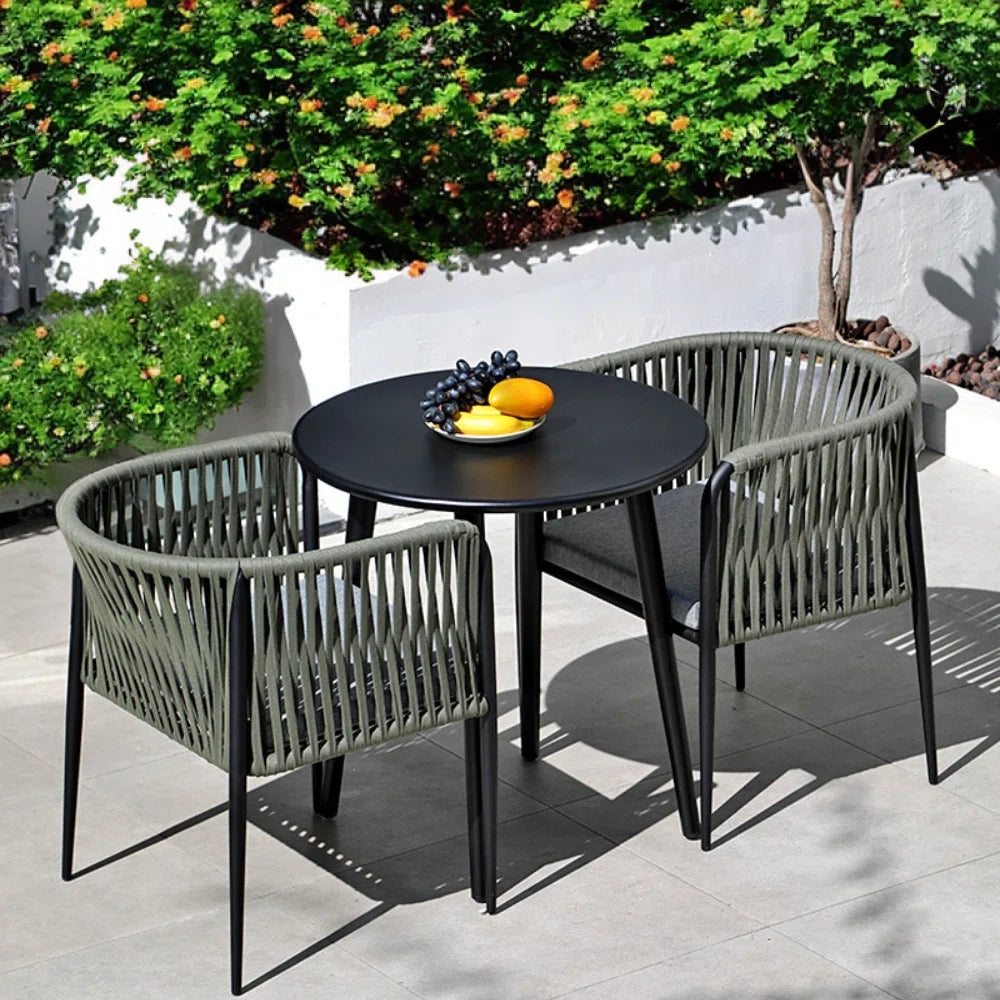 Outdoor Braided Rope Coffee Set -Trelliq