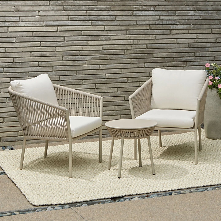 Outdoor Braided Rope Coffee Set -Vellon