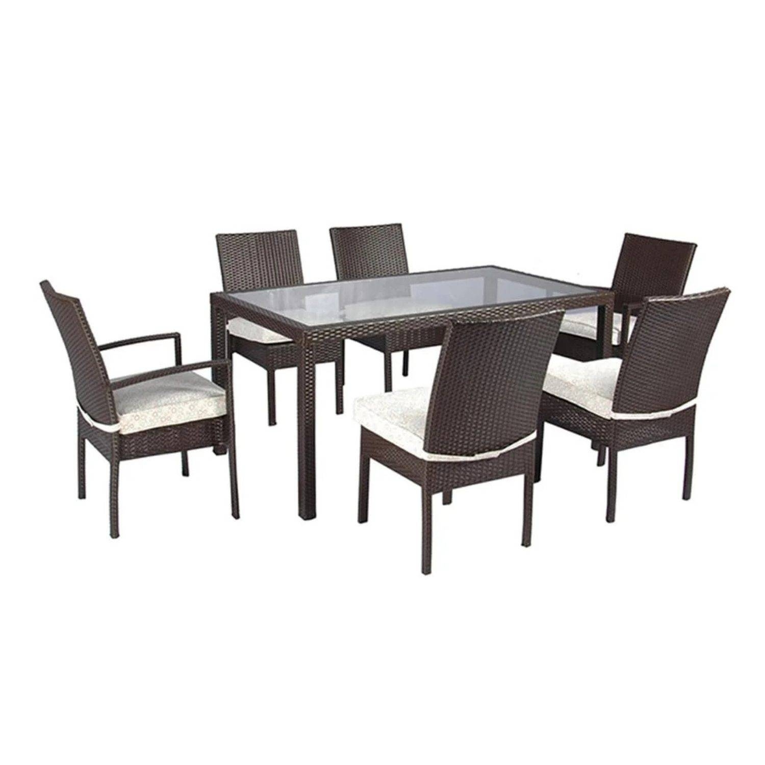 Garden wicker Dining & Coffee Set - Zaya
